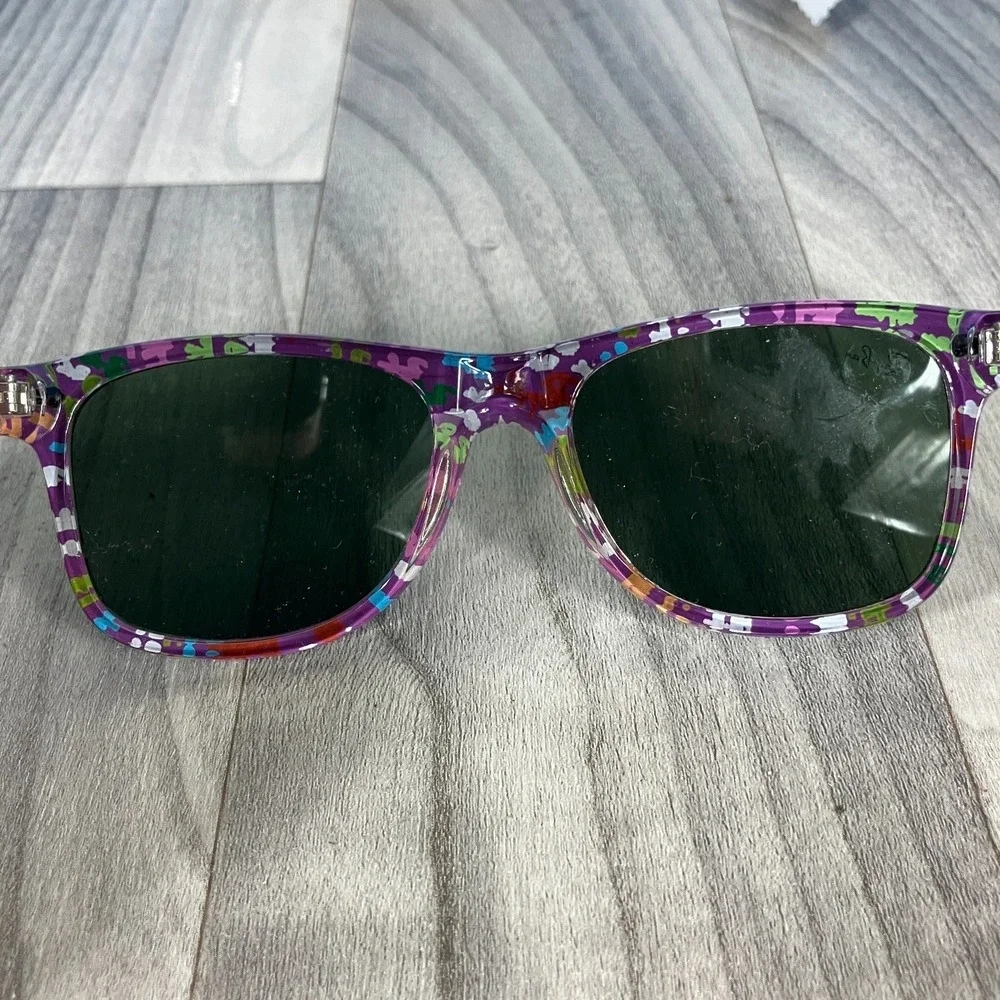 Ray-Ban New Wayfarer RB2132 Sunglasses Floral Frame Limited Edition 55 [] 21 145 - Picture 5 of 10